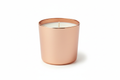 copper 8.5fl oz cup candle with white background