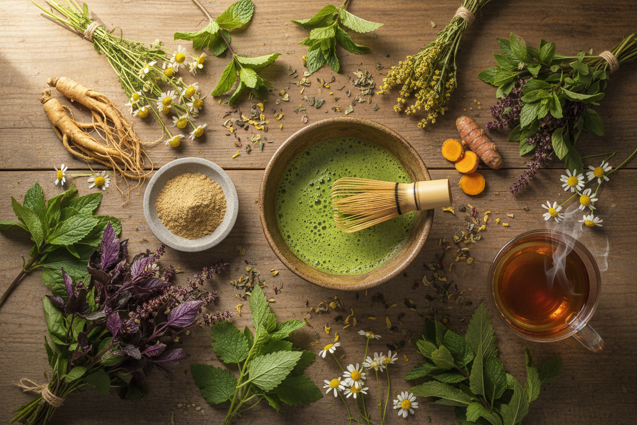 herbs and teas for energy and mood